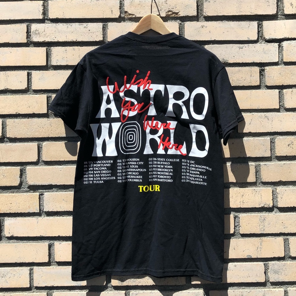 Travis Scott astroworld wish you were here T-shirt